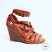 Coach Shoes | Coach Dawn Soft Vegan Leather Wedge Sandals | Color: Brown | Size: 6.5