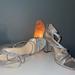 Jessica Simpson Shoes | Jessica Simpson High Heels, Sparkly Silver Fabric, Size 9, Fits True To Size | Color: Silver | Size: 9