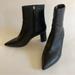 J. Crew Shoes | J Crew “Sadie” Pointed-Toe Ankle Boots Smooth Black Leather 10.5 Medium Euc | Color: Black | Size: 10.5