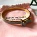 Kate Spade Jewelry | Kate Spade Take A Bow Bangle Bracelet Hydrangea Blue With Gold Details | Color: Blue/Gold | Size: Os