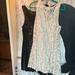 Free People Dresses | Free People 2 For 1 Black & Beige Lace Dress With Nude Slip Free People Size Lg | Color: Cream | Size: L