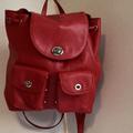 Coach Bags | New Red Coach Backpack | Color: Red | Size: Os