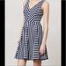 Anthropologie Dresses | Anthropologie Saturday Sunday Comfy Striped Fit And Flare Stretch Jersey Dress M | Color: Blue | Size: M