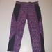 Athleta Pants & Jumpsuits | Athleta Woman's High Rise Leggings Multicolor Size M Pre-Owned | Color: Black/Purple | Size: M