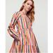 J. Crew Dresses | J. Crew Tiered Popover Cotton Dress Striped Poplin Blogger Favorite | Color: Pink/White | Size: S