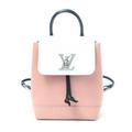 Louis Vuitton Bags | Louis Vuitton Lockme Rose Ballet Noir Pink White Mini Calf Leather Backpack | Color: Black/Brown | Size: Os