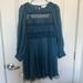 Anthropologie Dresses | Anthropologie Eri + Ali Blue Overlay Dress | Color: Blue | Size: 4