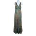Anthropologie Dresses | Anthropologie Ranna Gill Turquoise Beaded Sequin Paisley Maxi Dress Size 2 Nwt | Color: Gold/Green | Size: 2