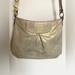 Coach Bags | Coach Crossbody. Gold Metallic. Distressed. | Color: Gold | Size: Os