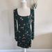 Free People Dresses | Free People Celia Mini Dress Emerald Green Polka Dot Floral Size Small Nwt | Color: Green/White | Size: S