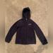 Columbia Jackets & Coats | Girls Columbia Fleece Jacket With Hood In Dark Grey/Black Size Small (7/8) | Color: Black/Gray | Size: Sg