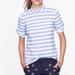 J. Crew Tops | J Crew Camp Popover Tunic Bar Stripe Blue White Long Roll Tab Sleeve Nwt-8 | Color: Blue/White | Size: 8