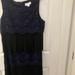 Jessica Simpson Dresses | Jessica Simpson Navy Blue Lace Dress, Size 8 | Color: Blue | Size: 8