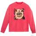 Disney Sweaters | Le Mickey Mouse And Friends "Horrors, Haunts And Hayrides" Pullover Swe | Color: Pink | Size: M