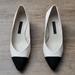 Zara Shoes | Block Heel Zara Loafer | Color: Black/Cream | Size: 38eu