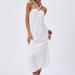 Zara Dresses | Bnwt Zara White Textured Maxi Dress | Color: White | Size: S