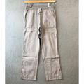 Athleta Pants & Jumpsuits | Athleta Cargo Pants Womens Size 6 Linen Outdoor | Color: Gray | Size: 6