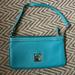 Dooney & Bourke Bags | Dooney & Bourke Leather Mini Purse Wristlet Clutch Wallet Teal Approx 7x4” | Color: Blue | Size: 7x4