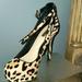 Jessica Simpson Shoes | Jessica Simpson, Leopard Print, Stiletto Strapped Heel, Size 9 | Color: Tan | Size: 9