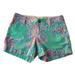 Lilly Pulitzer Shorts | Lilly Pulitzer Callahan 5” Shorts Fansea Blue Pink Mint Coral Print Size 2 | Color: Blue/Pink | Size: 2