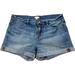 J. Crew Shorts | J.Crew Factory Women Cuffed Denim Blue Jean Shorts E8819 Size 28 | Color: Blue | Size: 28