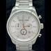 Michael Kors Jewelry | Michael Kors Mk8015 Men's Watch Stainless Steel Silver Bracelet Date Quartz D277 | Color: Silver | Size: One Size
