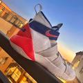 Nike Shoes | Nike Lebron Zoom Soldier 11 Ultramarine White Basketball Mens Size 13 Sneakers | Color: Blue/White | Size: 13