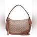 Coach Bags | Coach Sutton In Signature Canvas 52577 Tan/Rust/Gold Crossbody | Color: Brown/Tan | Size: Small