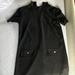 Zara Dresses | Faux Suede Black Pocket Dress | Color: Black | Size: S