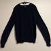 J. Crew Sweaters | J. Crew Men's Navy Blue Long Sleeve Lambswool Crew Neck Sweater Size M | Color: Blue | Size: M