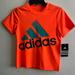 Adidas Shirts & Tops | Kids, Adidas Orange Shirt, Two Piece Set With Shorts | Color: Orange | Size: 4b