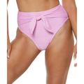 Jessica Simpson Swim | Jessica Simpson Women's Standard Stripe Print Bikini Swimsuit Size M Ii504afa | Color: Pink | Size: M