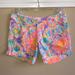Lilly Pulitzer Shorts | Lilly Pulitzer Holy Grail “Written On The Sun” Callahan Shorts, Size 00. | Color: Gold/Purple | Size: 00