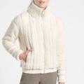 Athleta Jackets & Coats | Athleta Tugga Sherpa Jacket Size M | Color: Cream | Size: M