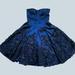 Jessica Simpson Dresses | Jessica Simpson Blue Full Skirt Evening Dress Size 4 | Color: Blue | Size: 4