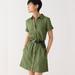 J. Crew Dresses | J.Crew Button-Front Chino Dress - Utility Green (Sz 16) | Color: Green | Size: 16