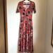 Lularoe Dresses | Floral Lularoe Ana Maxi Dress | Color: Pink | Size: S