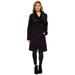 Jessica Simpson Jackets & Coats | Jessica Simpson Asymmetrical Wool Coat With Faux Fur Collar | Color: Black | Size: S