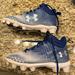 Under Armour Shoes | Boys Under Armour Football Cleats. Boys Size 5y. Blue/White. | Color: Blue/White | Size: 5b