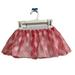 Disney Bottoms | Disney Junior Minnie Red & Silver Checkered Tutu Skirt Girl's 12m | Color: Red/White | Size: 9-12mb