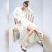 Free People Dresses | Free People Emma Tuxedo Wrap Dress Size S | Color: White | Size: S