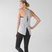 Lululemon Athletica Tops | Lululemon Athletica Salute The Sun Tank Open Back Heathered Light Grey Racerback | Color: Gray | Size: 4