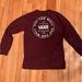 Vans Shirts | Mens Maroon Vans Long Sleeve T Shirt | Color: Red | Size: S