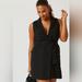 Anthropologie Dresses | Anthropologie Xl Black Mini Vest V-Neck Sleeveless Dress Nwt | Color: Black | Size: Xl