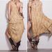 Free People Dresses | Free People - Knot For You Midi Slip Dress - Sz S | Color: Gold/Yellow | Size: S