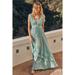 Free People Dresses | Free People's Santa Maria Maxi Dress, Size Small | Color: Green | Size: S