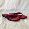 Nike Shoes | Nike Comfort Footbed Pink Thong Sandals | Color: Black/Pink | Size: 11