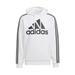 Adidas Shirts | Adidas Men's Essentials Fleece 3 Stripes Logo Hoodie Hl2238 Size L | Color: White | Size: Large