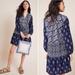 Anthropologie Dresses | Anthropologie Maeve Carlita Tiered Tunic Dress | Color: Blue/White | Size: S