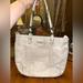 Coach Bags | Coach Gallery Pleated Cream/Off White Leather Tote | Color: Cream/White | Size: Os